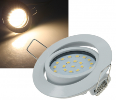 LED-Einbauleuchte Flat-26 warmwei