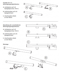 LED Spiegelleuchte Banheiro 6A
