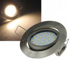 LED-Einbauleuchte Flat-26 warmwei