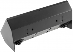 2-fach Steckdosenblock + 2x USB, schwarz