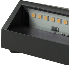 LED Wandleuchte KWL-158, Anthrazit