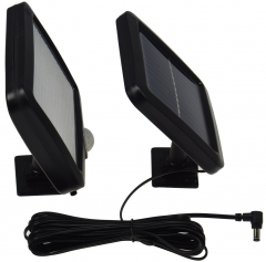 LED Solar Wandleuchte m. Bewegungsmelder