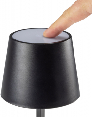 LED Tischleuchte 26cm, Schwarz