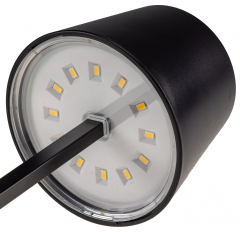 LED Tischleuchte 26cm, Schwarz
