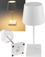 LED Tischleuchte 26cm, Wei