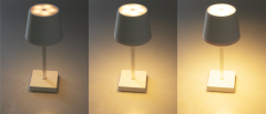 LED Tischleuchte 26cm, Wei