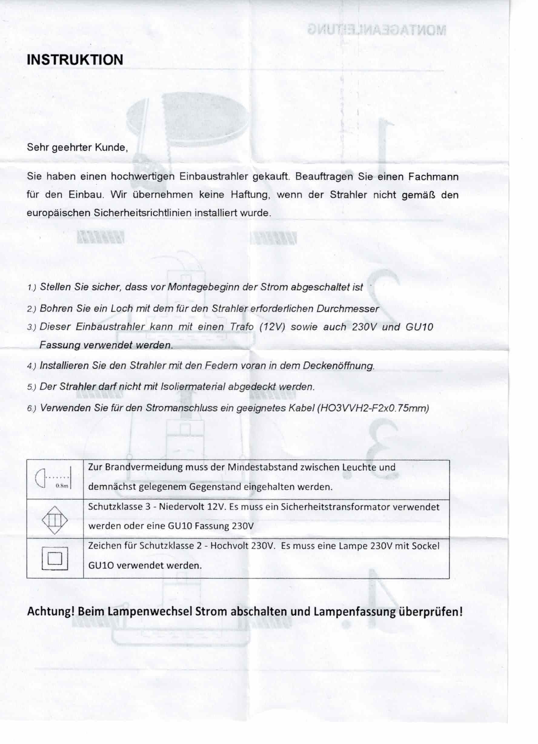 Bedienungsanleitung